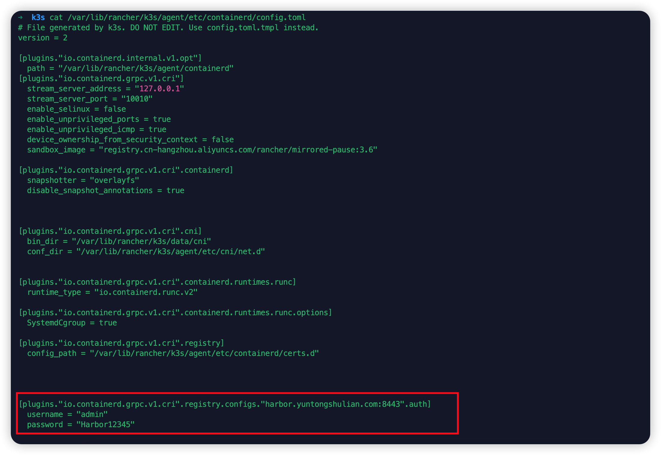 containerd-config
