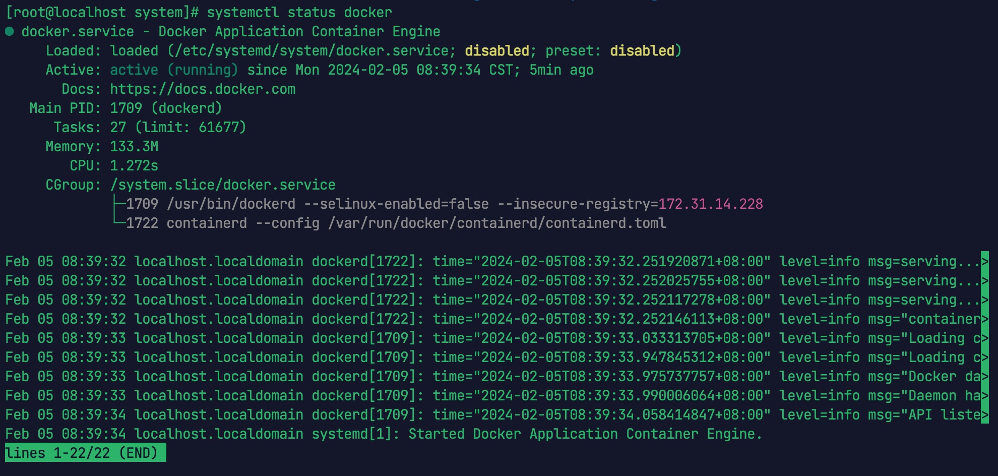 docker-status