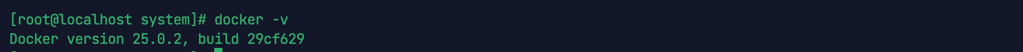 docker-version